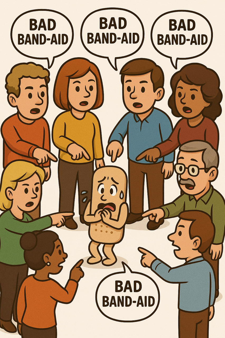 Blaming the Band-Aid